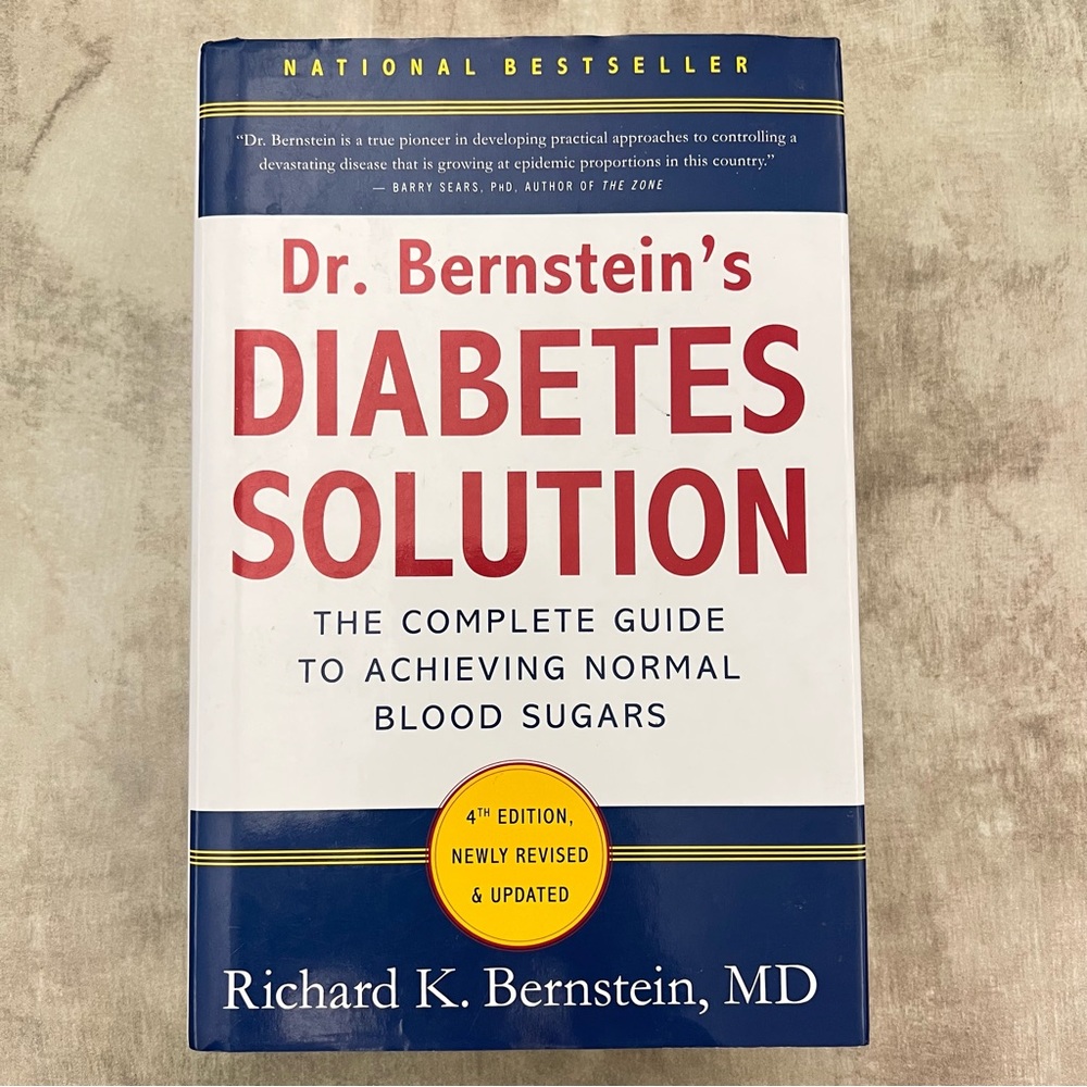 Dr. Bernsteins Diabetes Solution Hardcover Health & Nutrition Reference Book